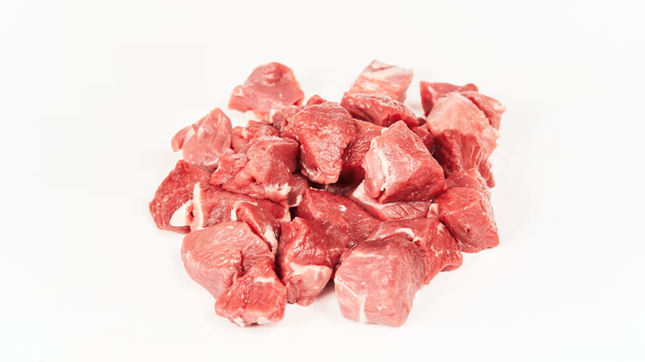 Jehněčí kostky z kýty – halal maso, Anatolia Meat Market Praha